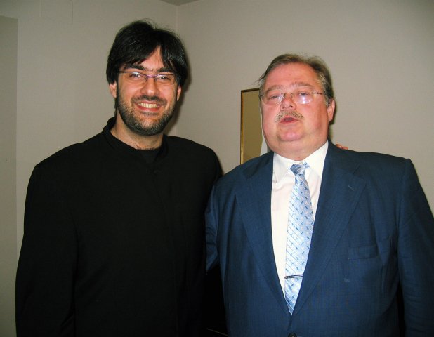 Con Leonidas Kavakos en Madrid 2006